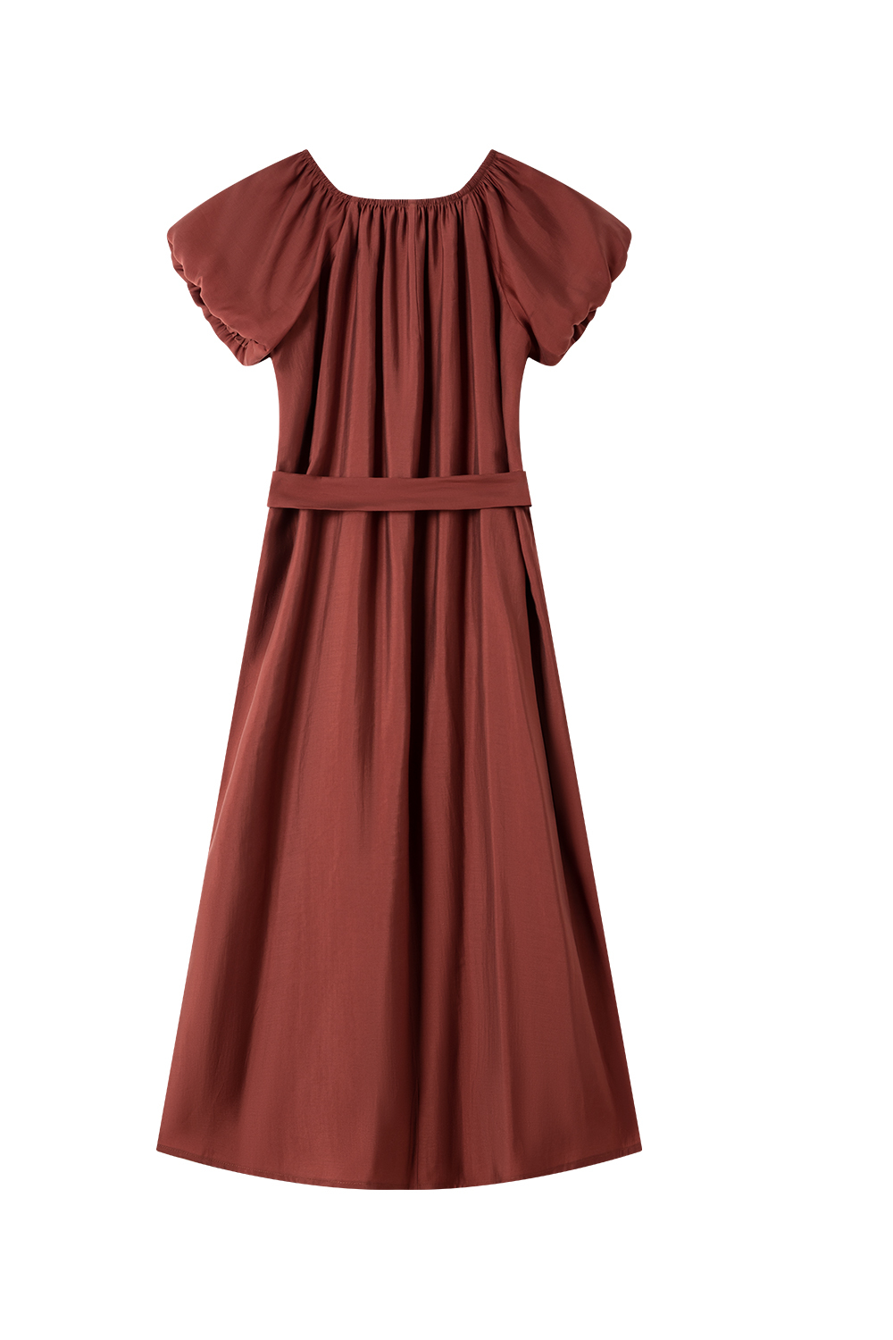 Elegant Puff Sleeve Dress