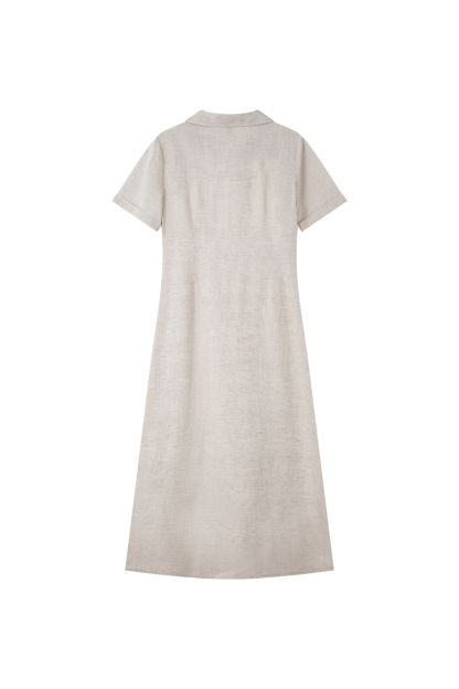 Mature And Elegant Shirt Dress