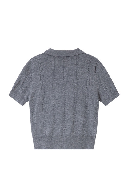 Turn-Neck Straight Sweater