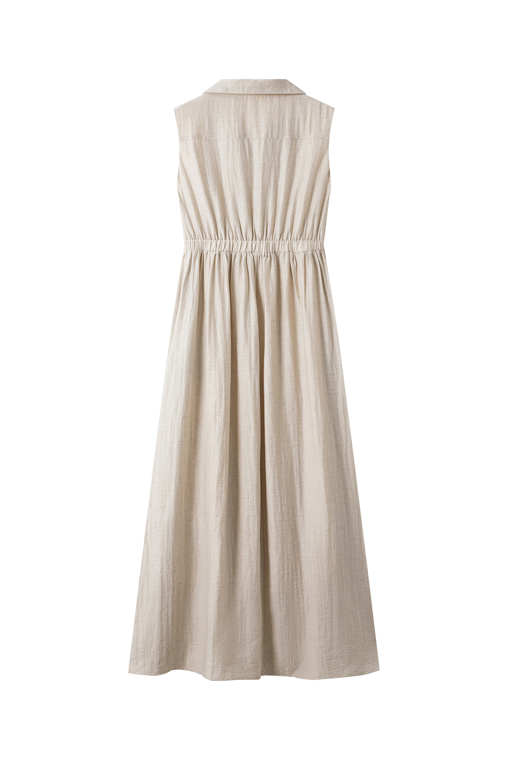 Lapel Shirt A-Line Dress