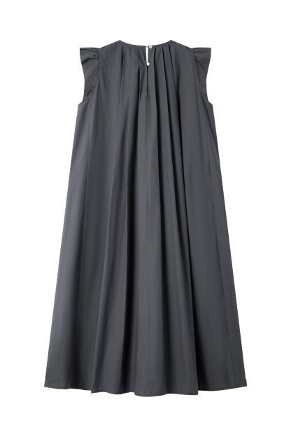100% Cotton Loose Pleated Dress