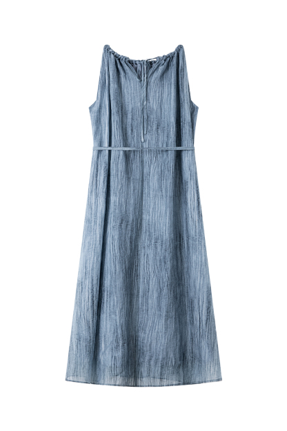 French Halter Strap Dress