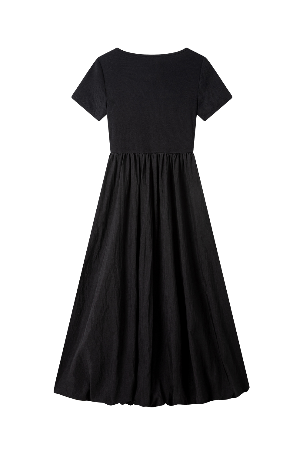 U-Neck Slim Bud Dress