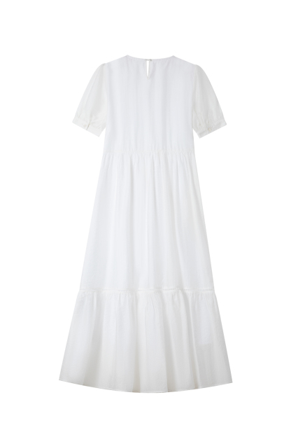 Solid Color Casual Loose Dress