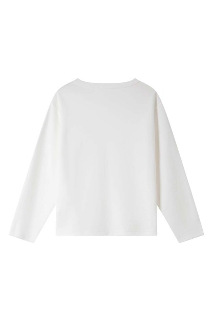 Lace Patch Pocket T-Shirt