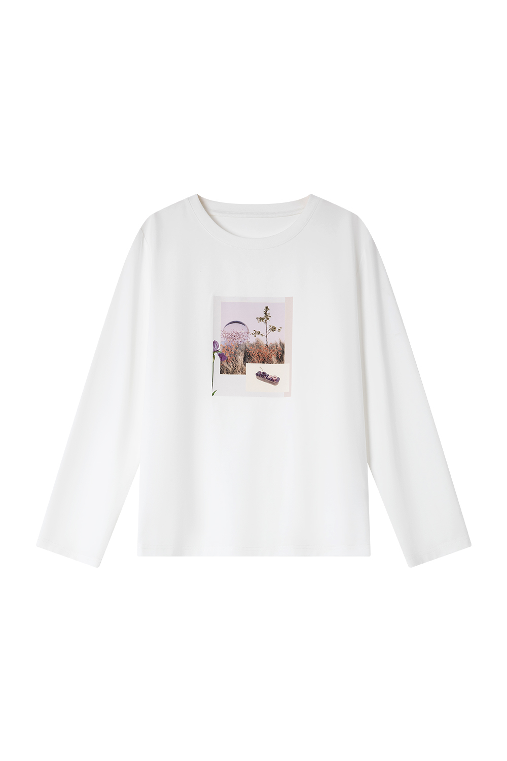 Landscape Printed Cotton T-Shirt