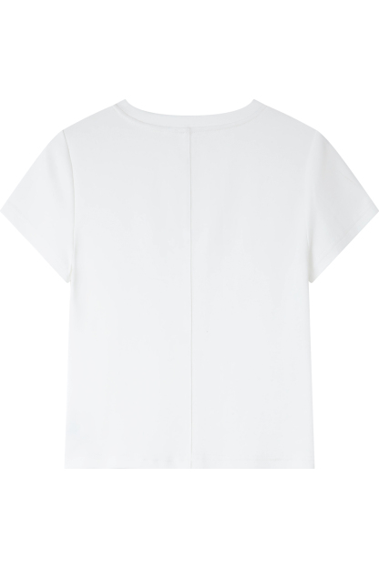 Modern Casual White T-Shirt