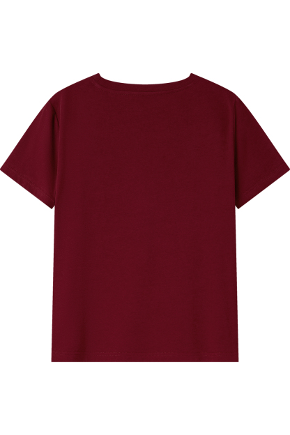 Animal Embroidery Straight T-Shirt