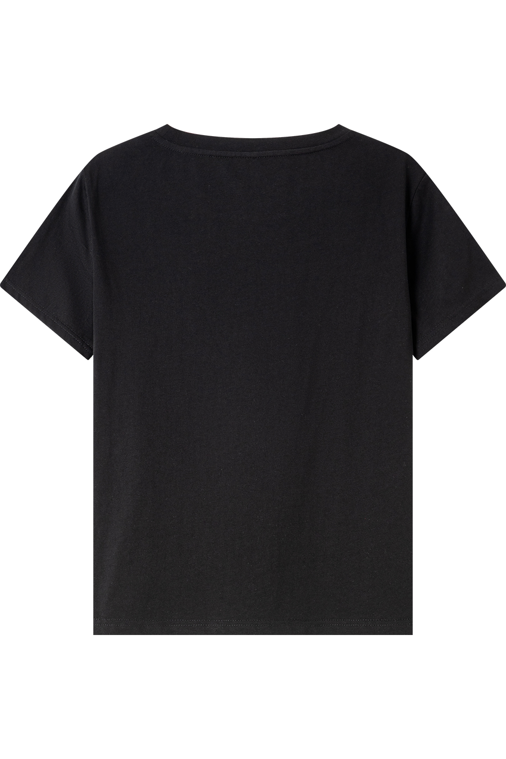Hollow A Letter Embroidered T-Shirt