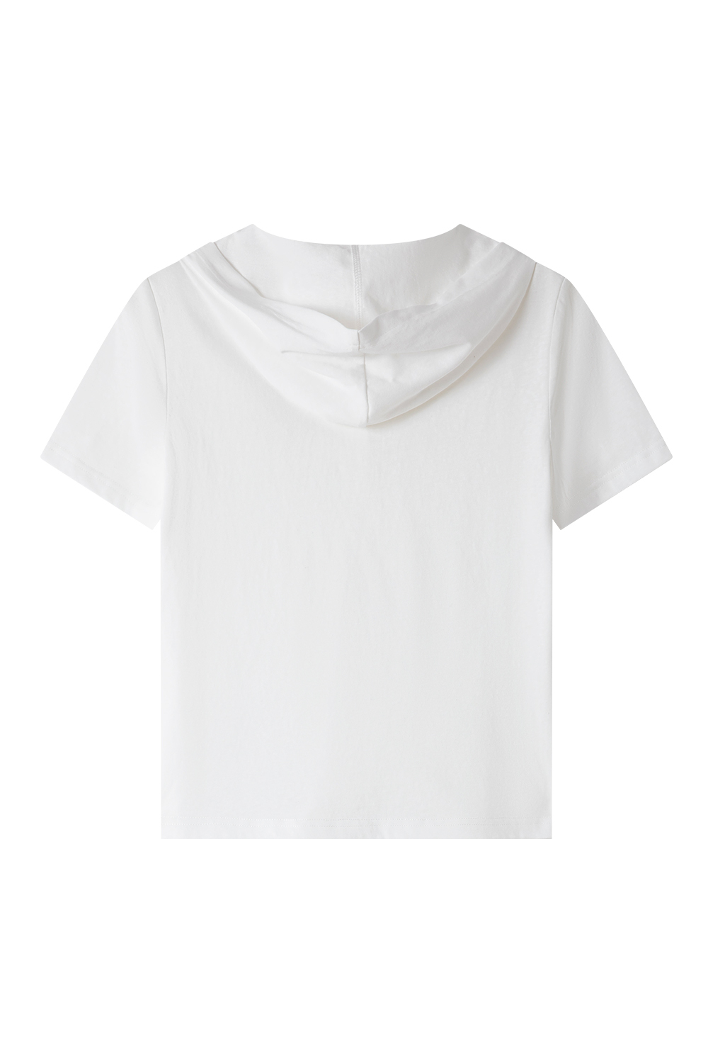 Lightweight Breathable Hooded Straight T-Shirt