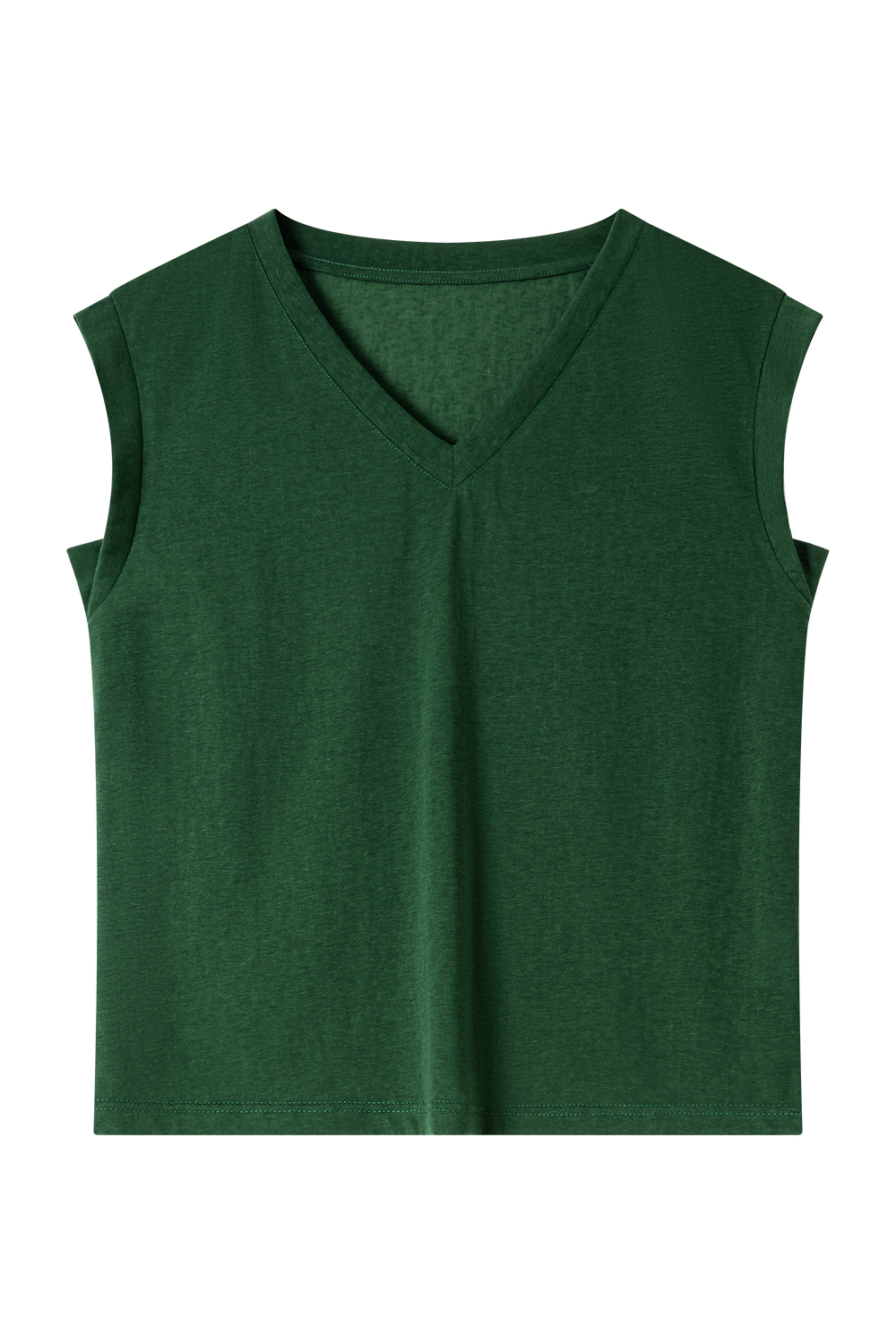 Snowflake Texture V-Neck Straight T-Shirt