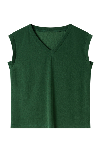 Snowflake Texture V-Neck Straight T-Shirt