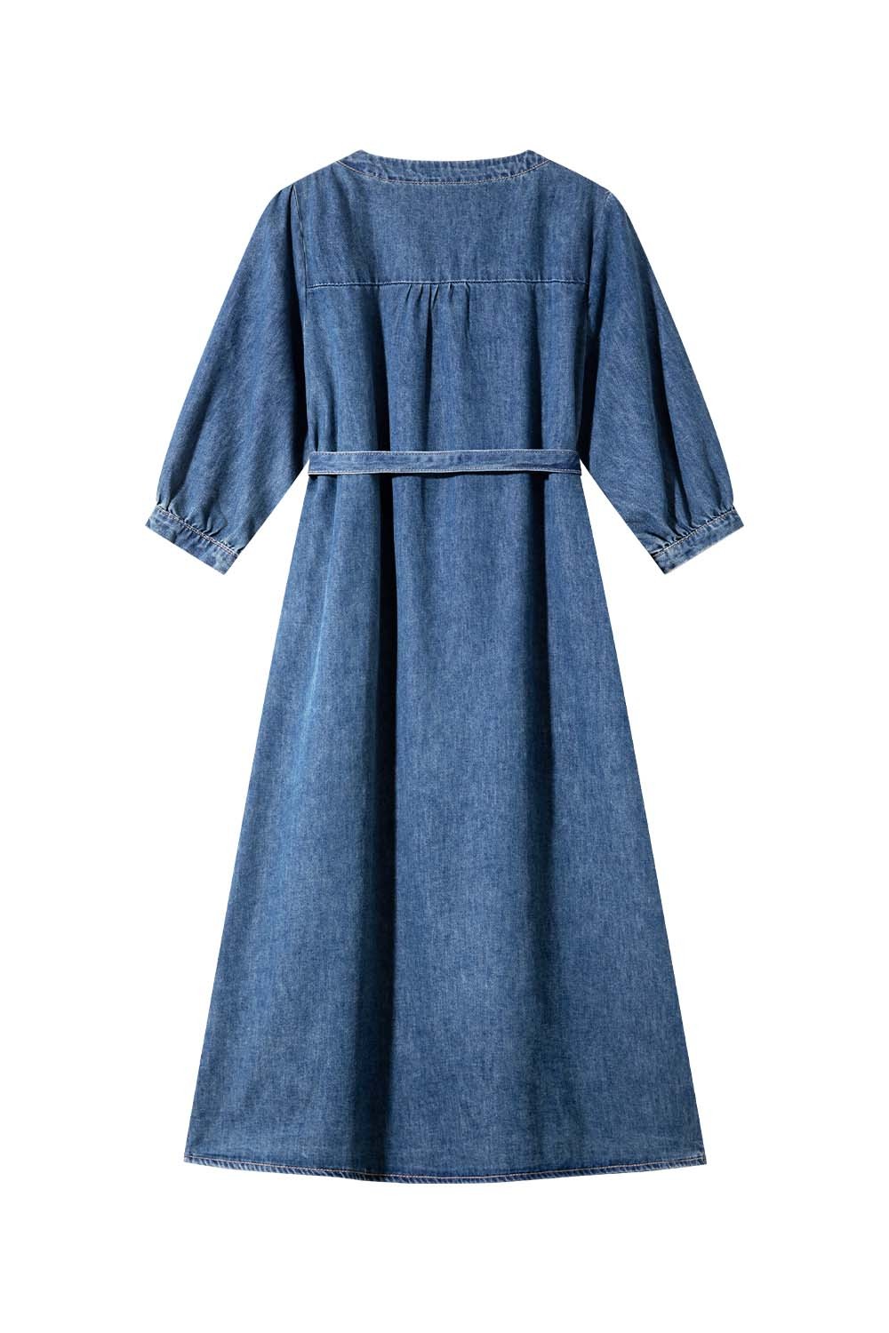 Cotton Loose Denim Dress