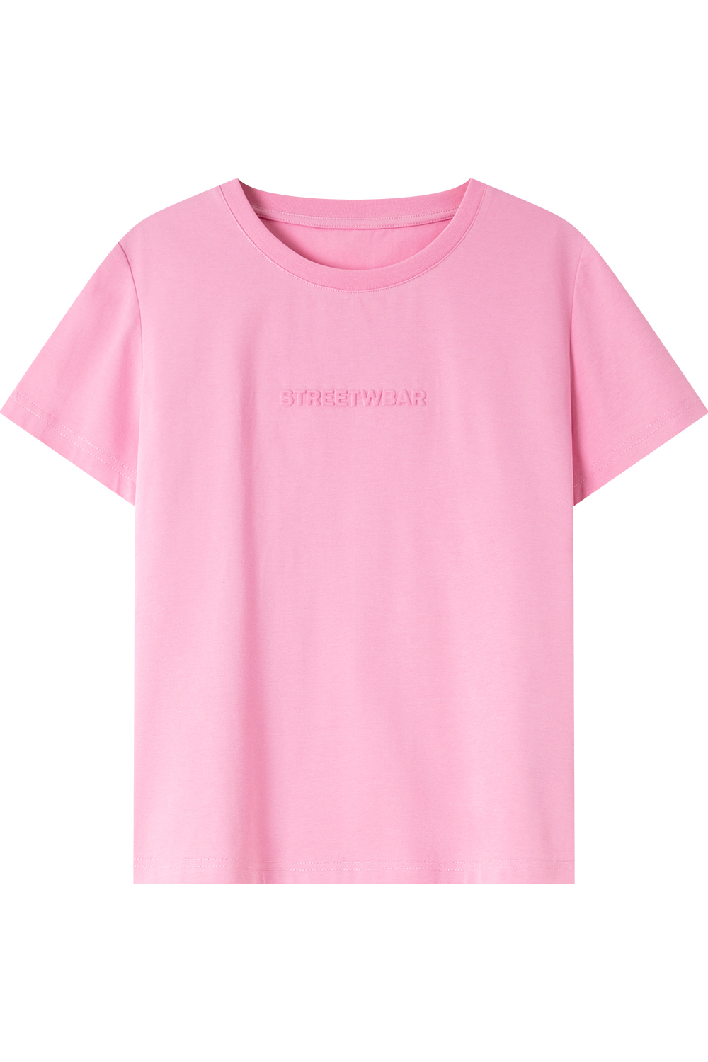 Letter Embossed T-Shirt