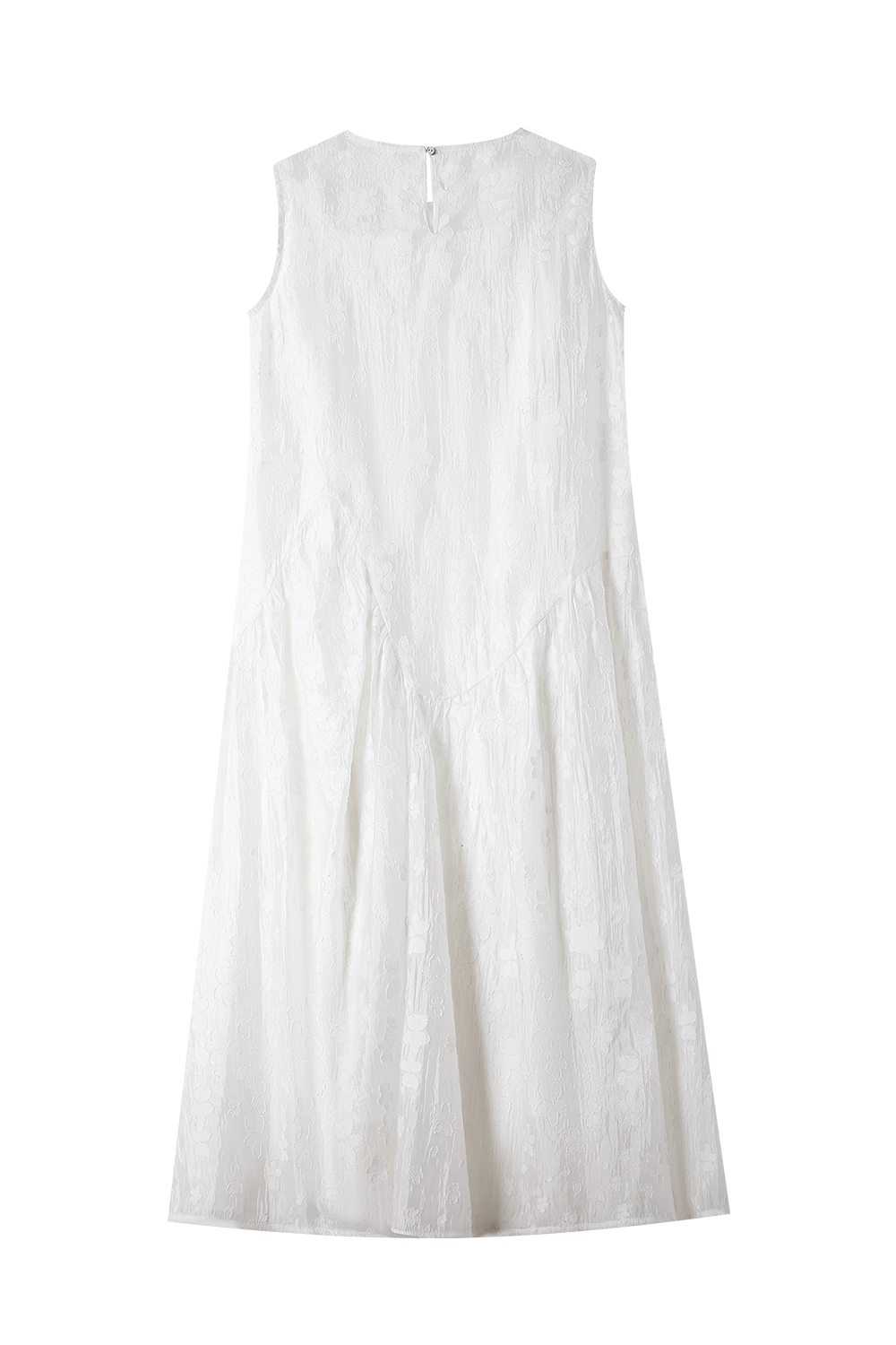 Dark Pattern Jacquard Loose Vest Dress