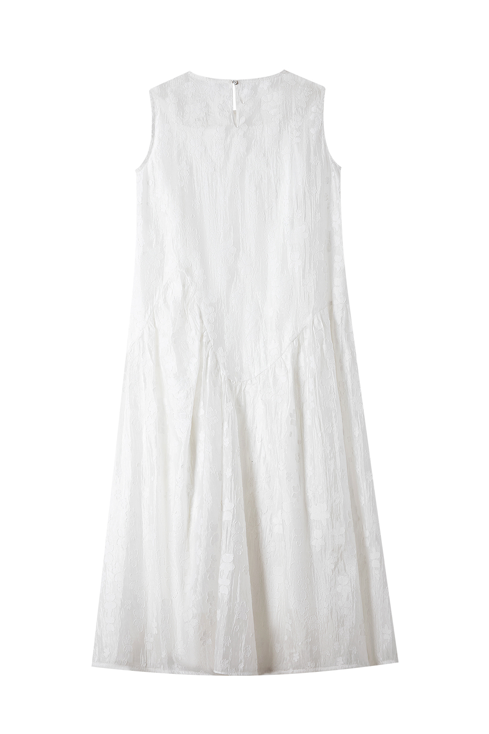 Dark Pattern Jacquard Loose Vest Dress