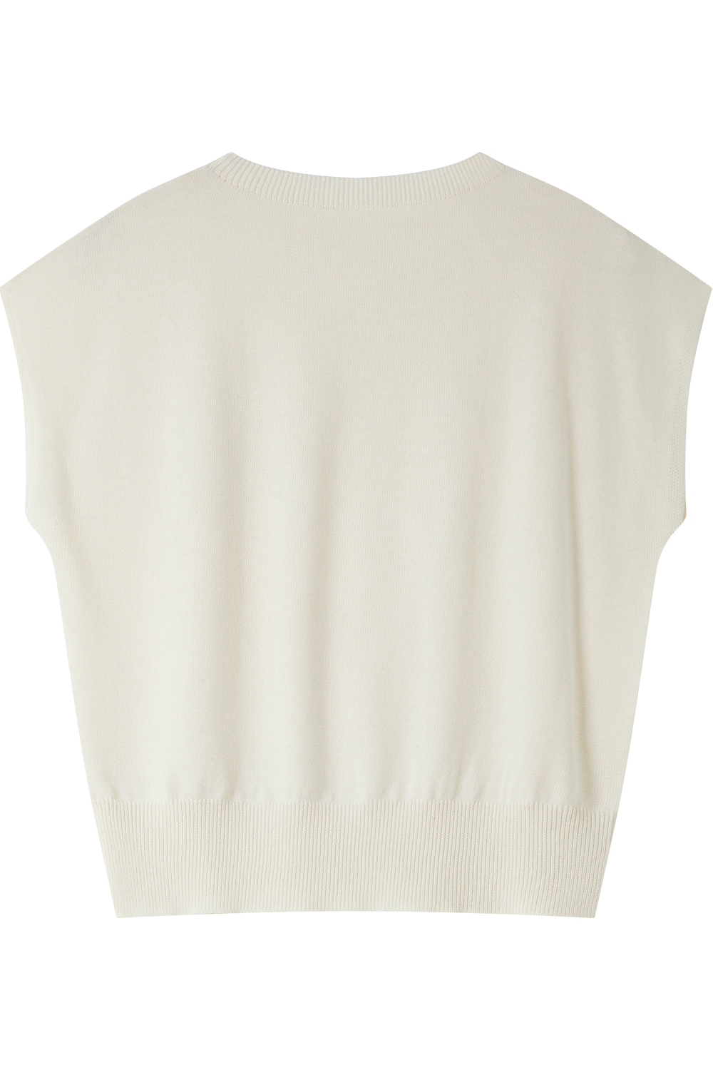 Sleeveless Round Neck Sweater
