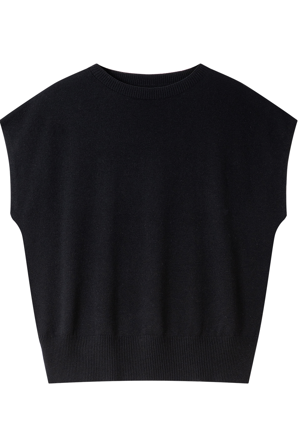Sleeveless Round Neck Sweater