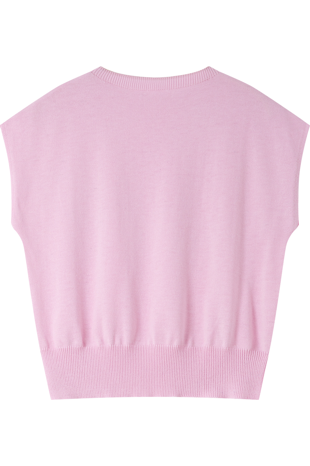 Sleeveless Round Neck Sweater