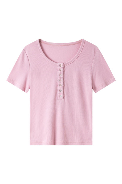 Fashion Casual Straight T-Shirt