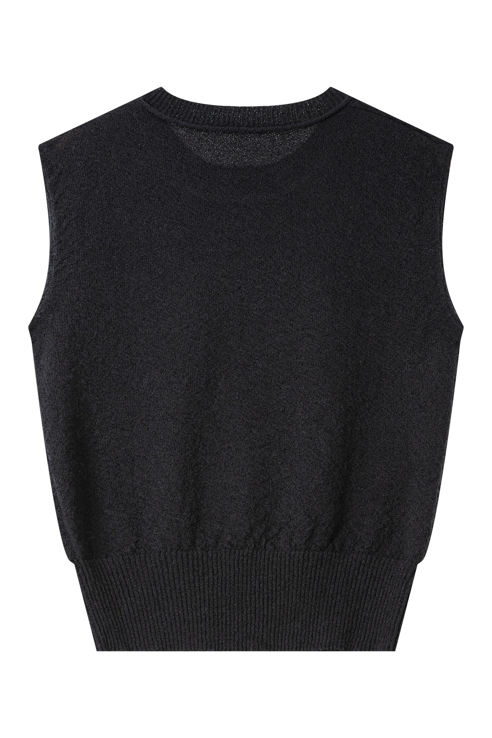 Textured Sleeveless Sweater