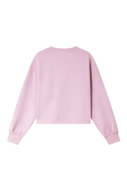 Butterfly Embroidered Sequined Knitted Sweatshirt