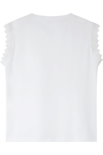 Unique Cuffs Cotton T-Shirt