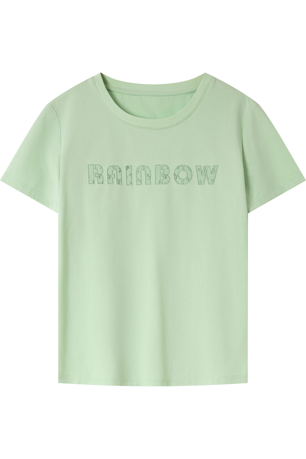 Lace Embroidery Casual T-Shirt