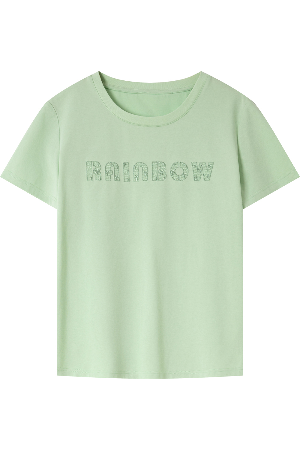 Lace Embroidery Casual T-Shirt