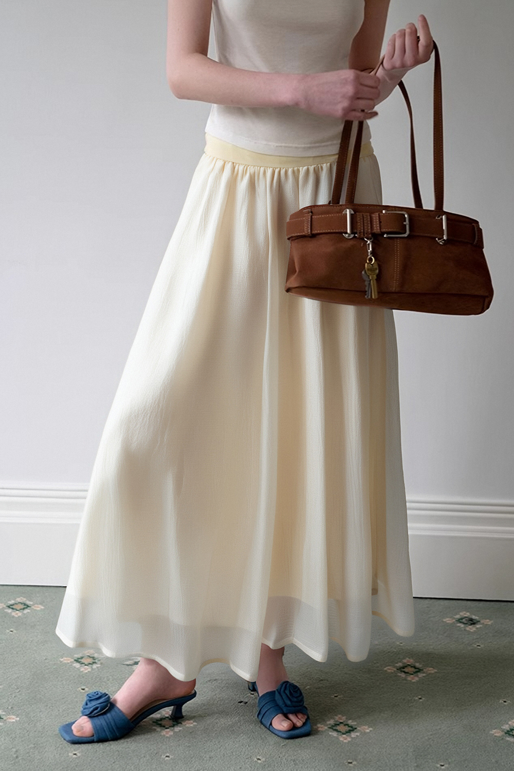 Elegant Three-Layer Skirt