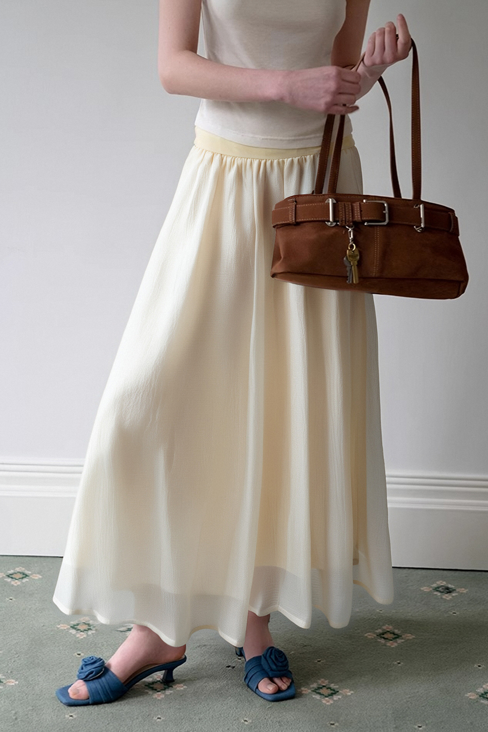 Elegant Three-Layer Skirt
