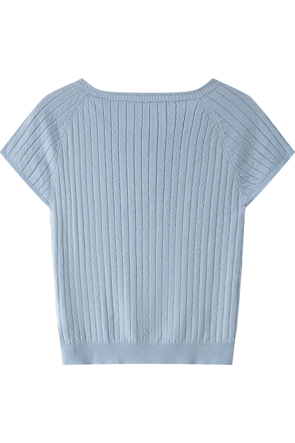 Solid Color Round Neck Sweater