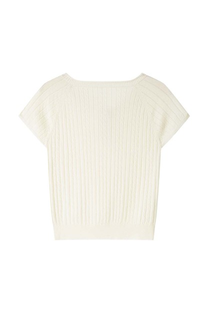 Solid Color Round Neck Sweater