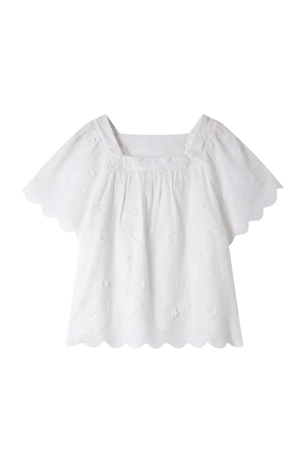100% Cotton 3D Flower Shirt