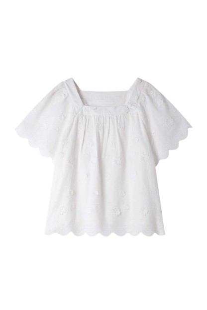 100% Cotton 3D Flower Shirt