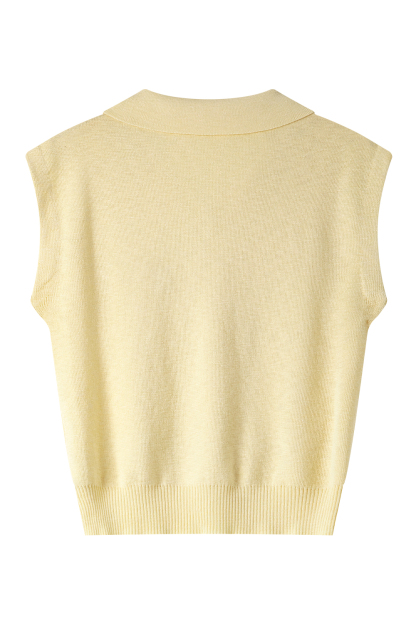 Casual Sleeveless Sweater