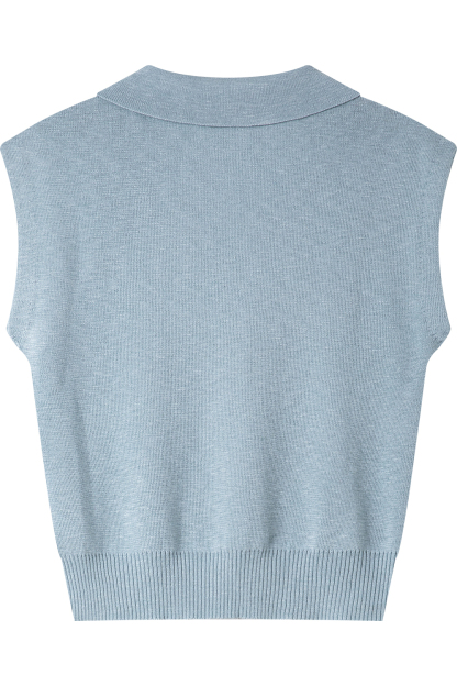 Casual Sleeveless Sweater