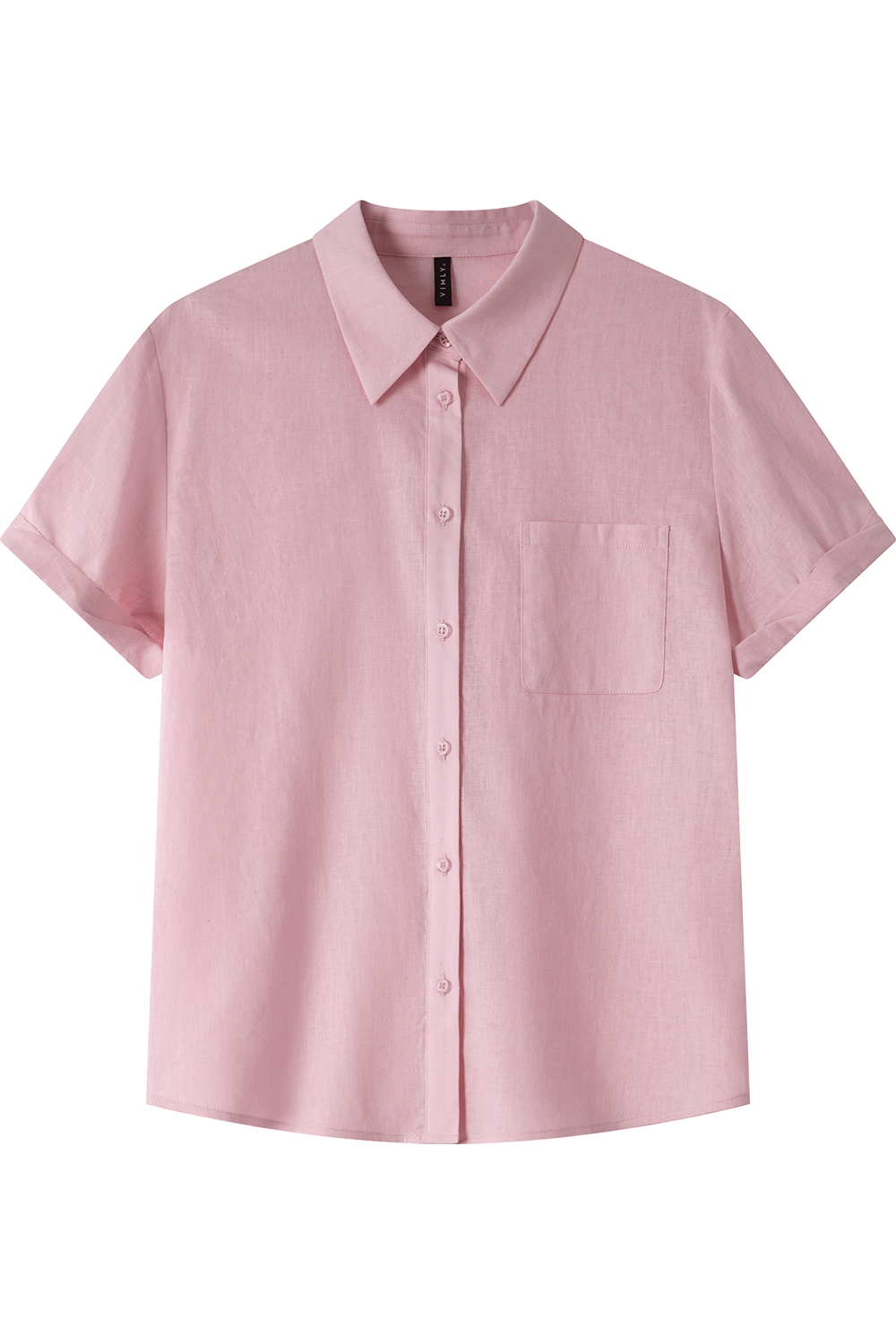 Casual And Elegant Cotton And Linen Shirt