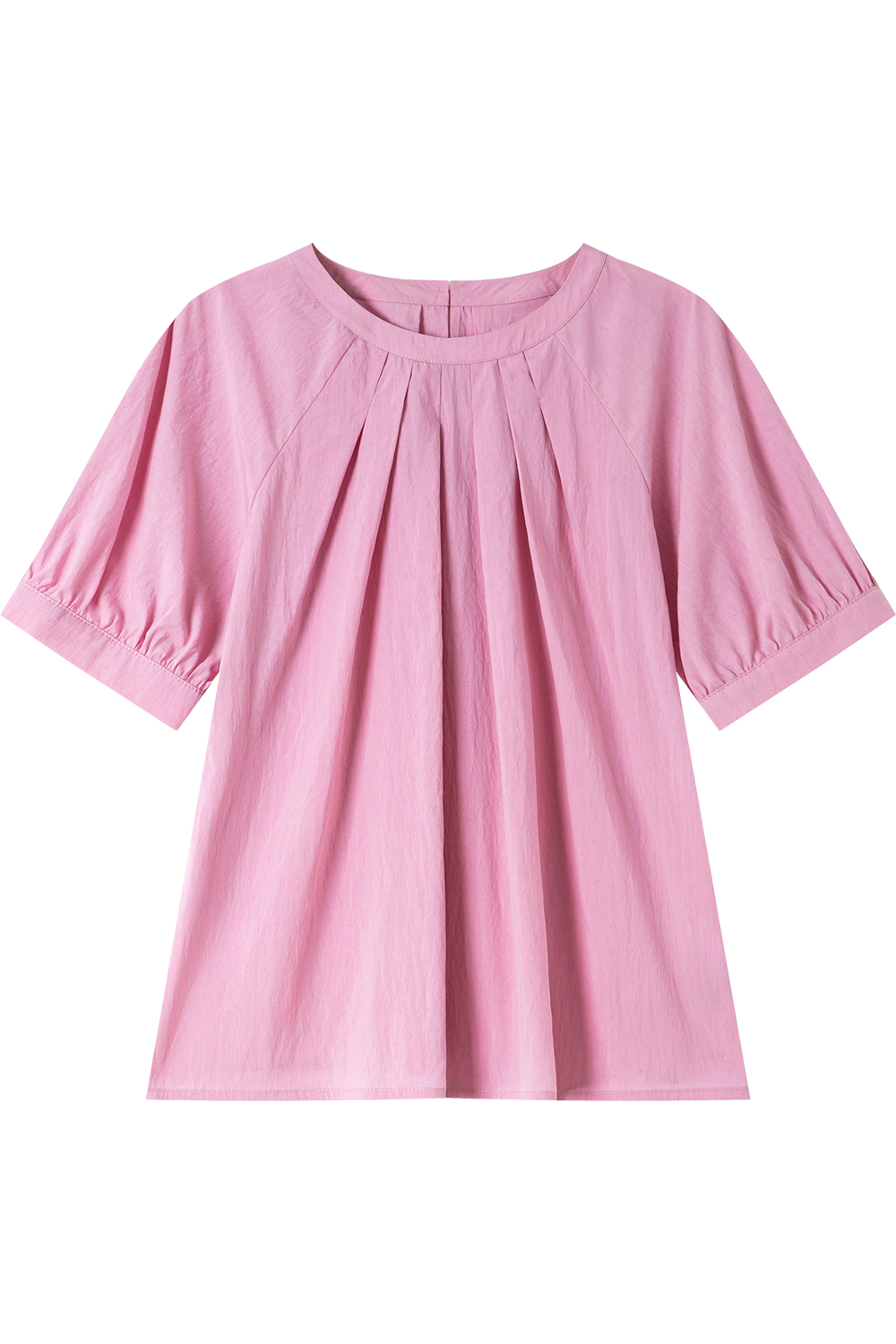 Pleated Collar Shirt