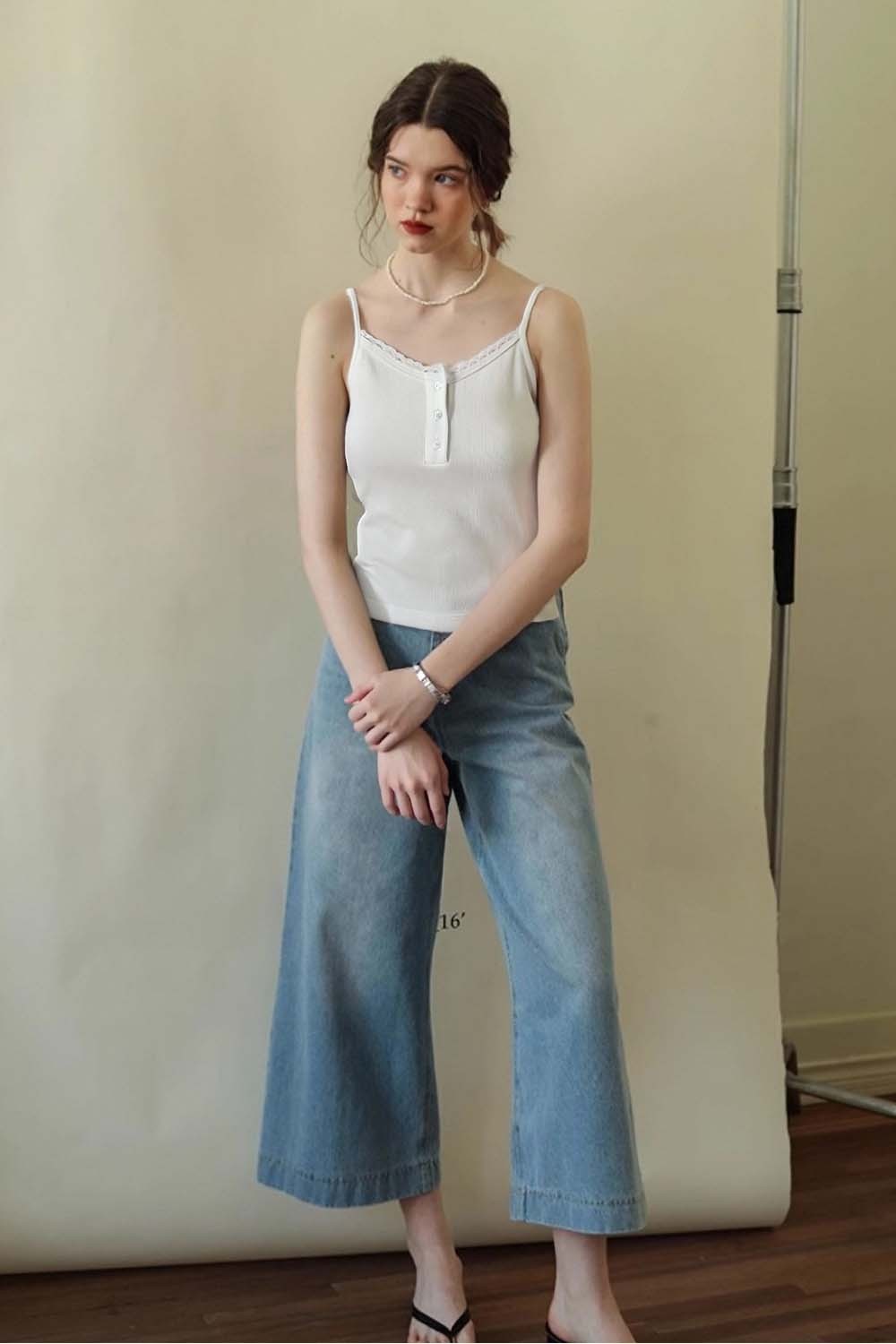 Lace Knitted Suspenders