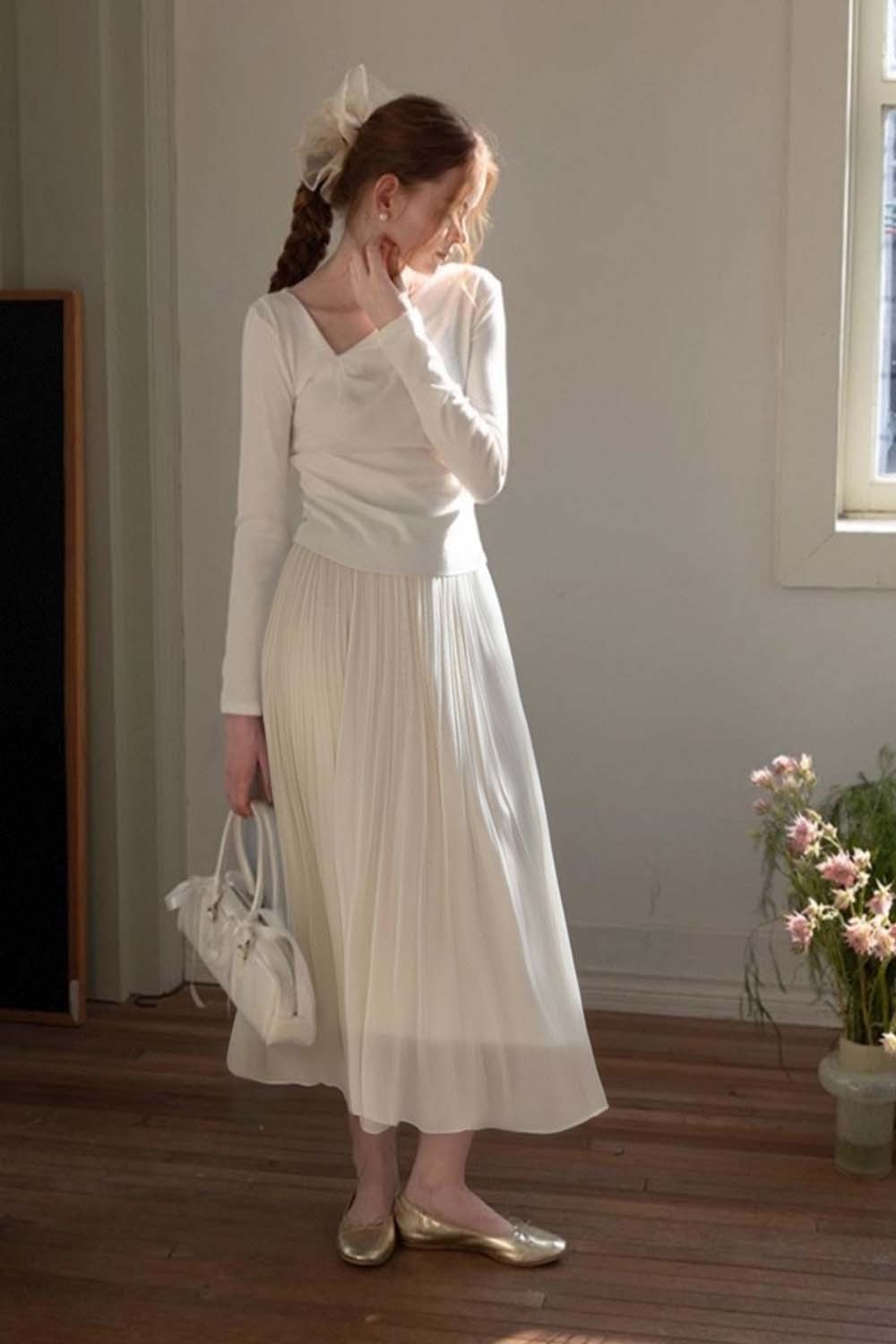Lightweight And Flowing Loose Skirt