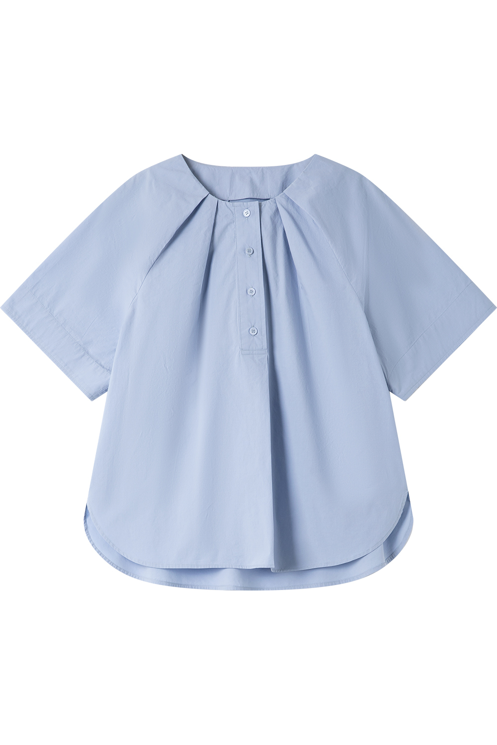 100% Cotton Raglan Loose Shirt
