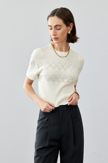 Argyle Pattern Sweater