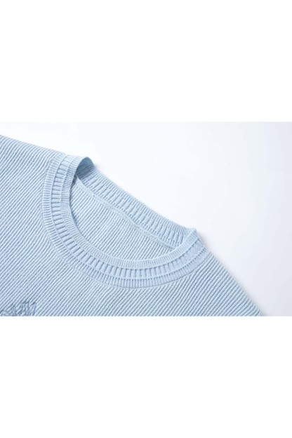 Flower Embroidered Loose Sweater