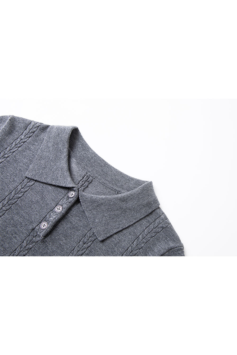 Turn-Neck Straight Sweater