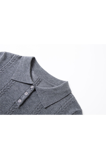 Turn-Neck Straight Sweater