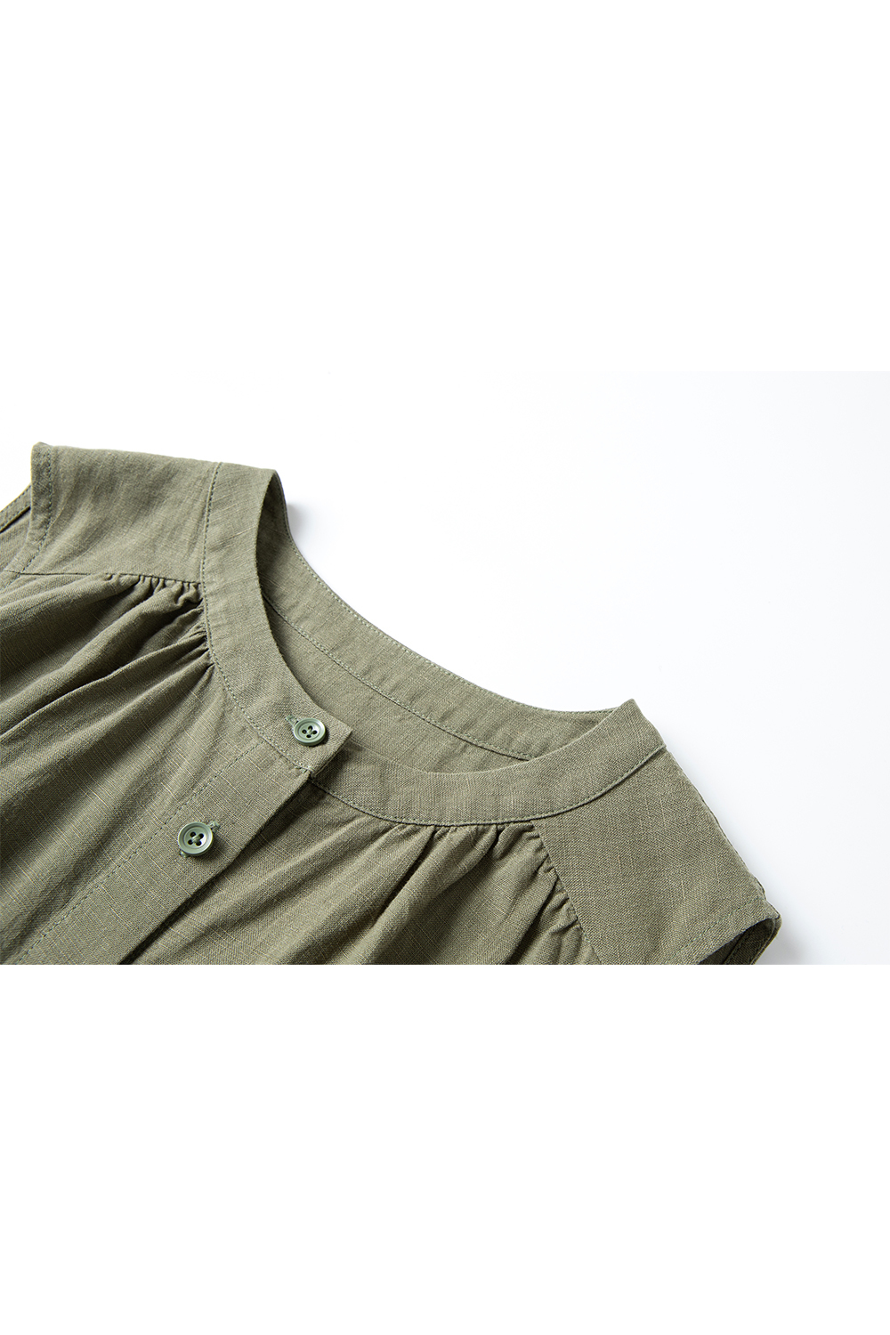 Lyocell Linen Blend Dress