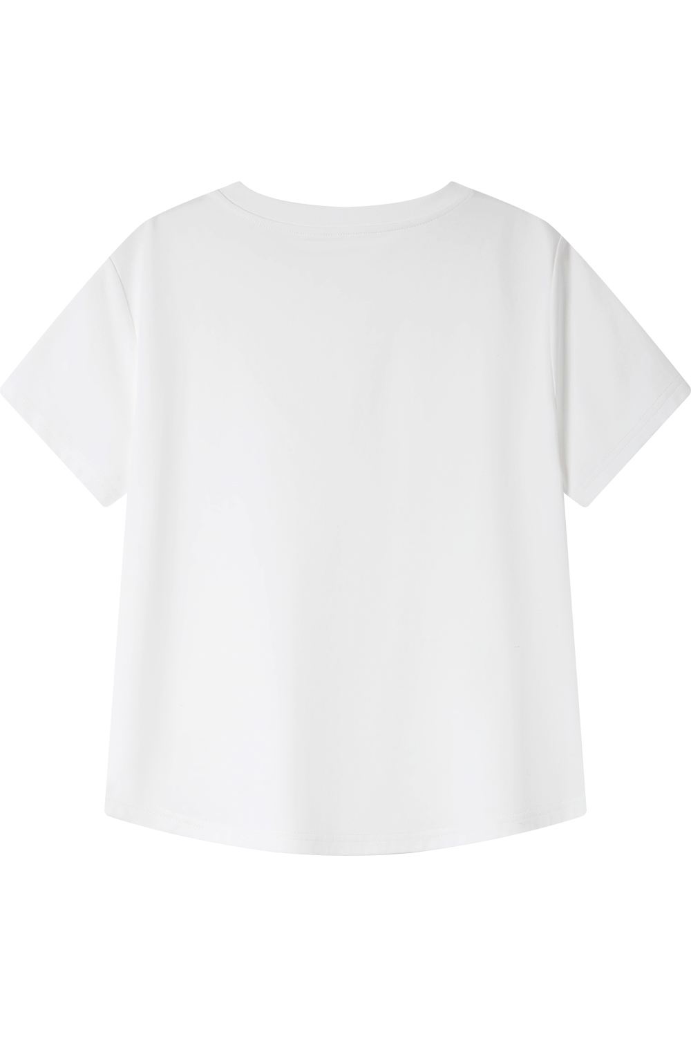 Cotton Solid Color Knitted T-Shirt