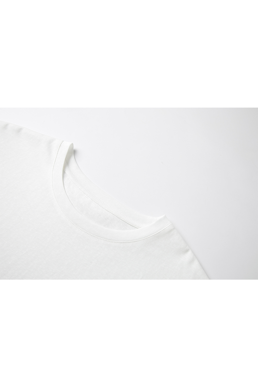 Round Neck Solid Color T-Shirt