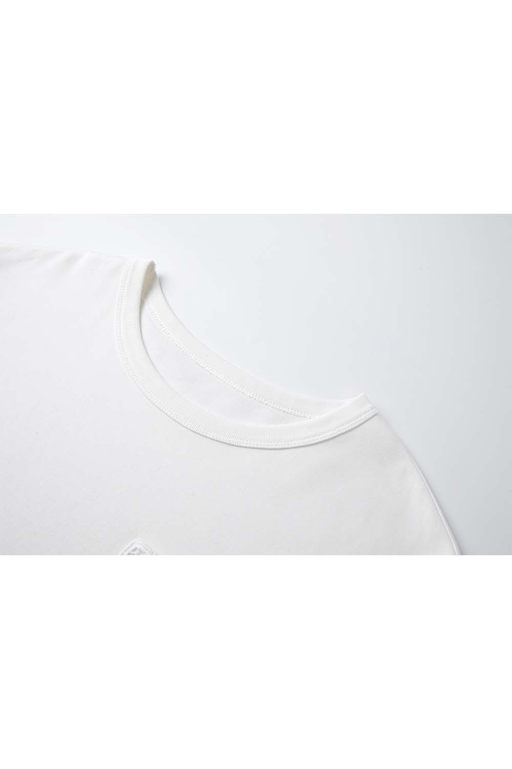 Lace Patch Pocket T-Shirt
